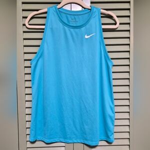 Nike Womens Aqua Blue Tank Top
